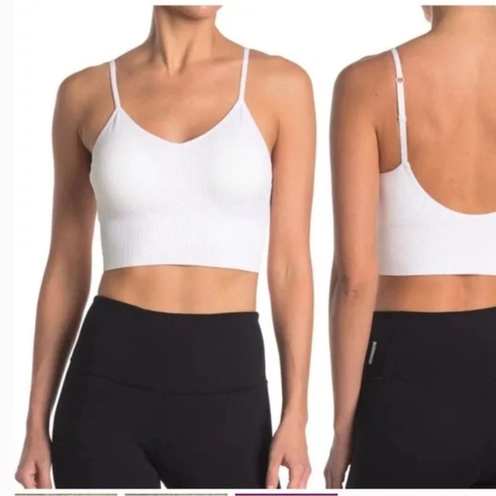 Z BY Zella White Crop Top (S)